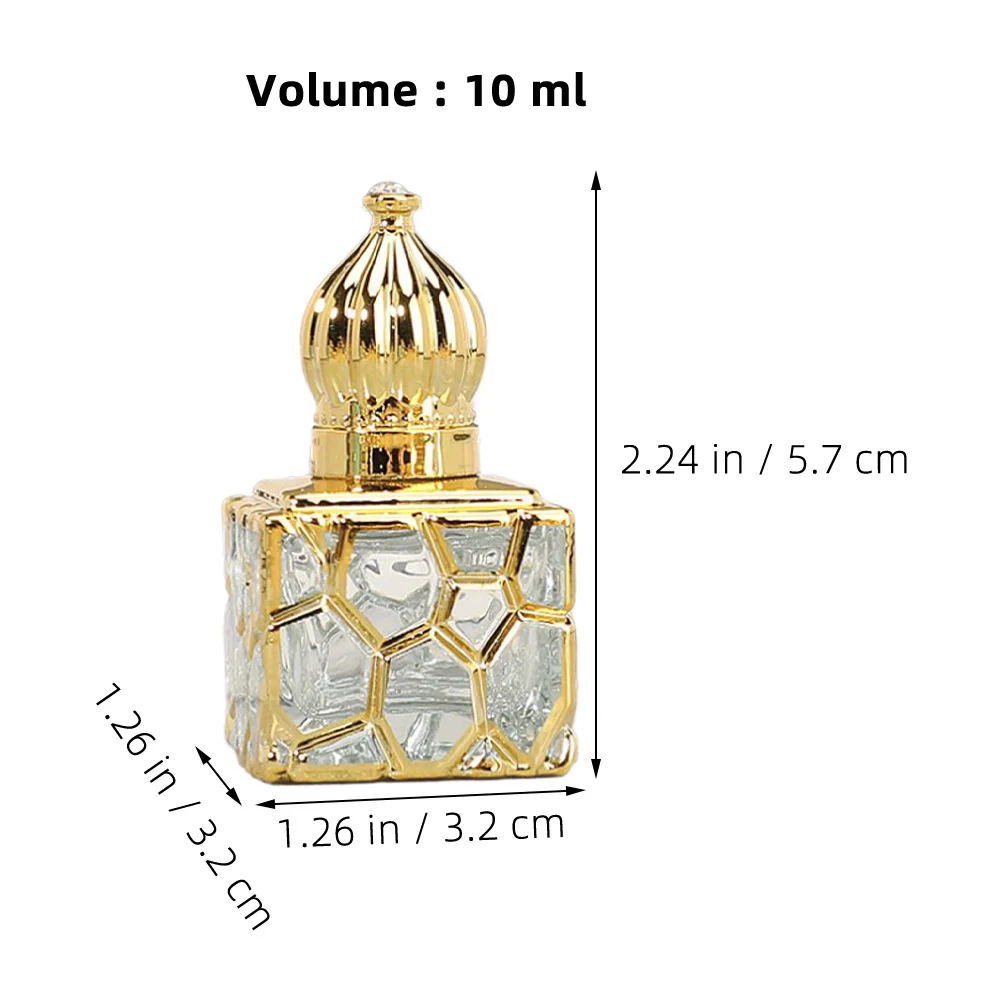 10Ml Glazen Roll-on Fles Gegalvaniseerde Zinklegering Body Roller Ball Parfum Monster Fles Draagbare Lichtdichte Essentiële Olie