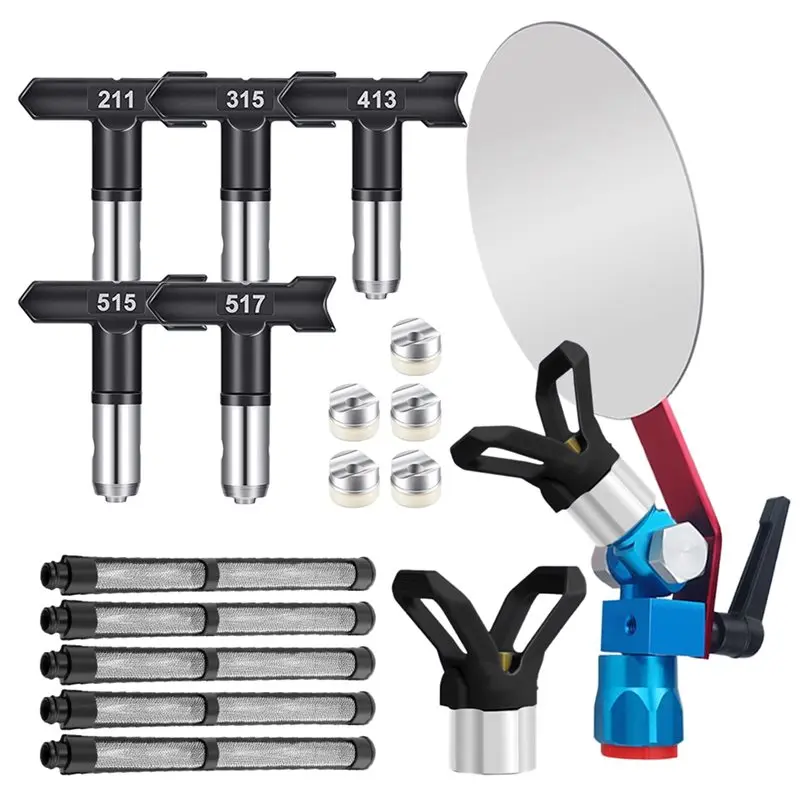 IALJ-Airless Sprayers Accessories& Consumables Kit Includes Guard, Base, Filter, Nozzle Swivel Joint