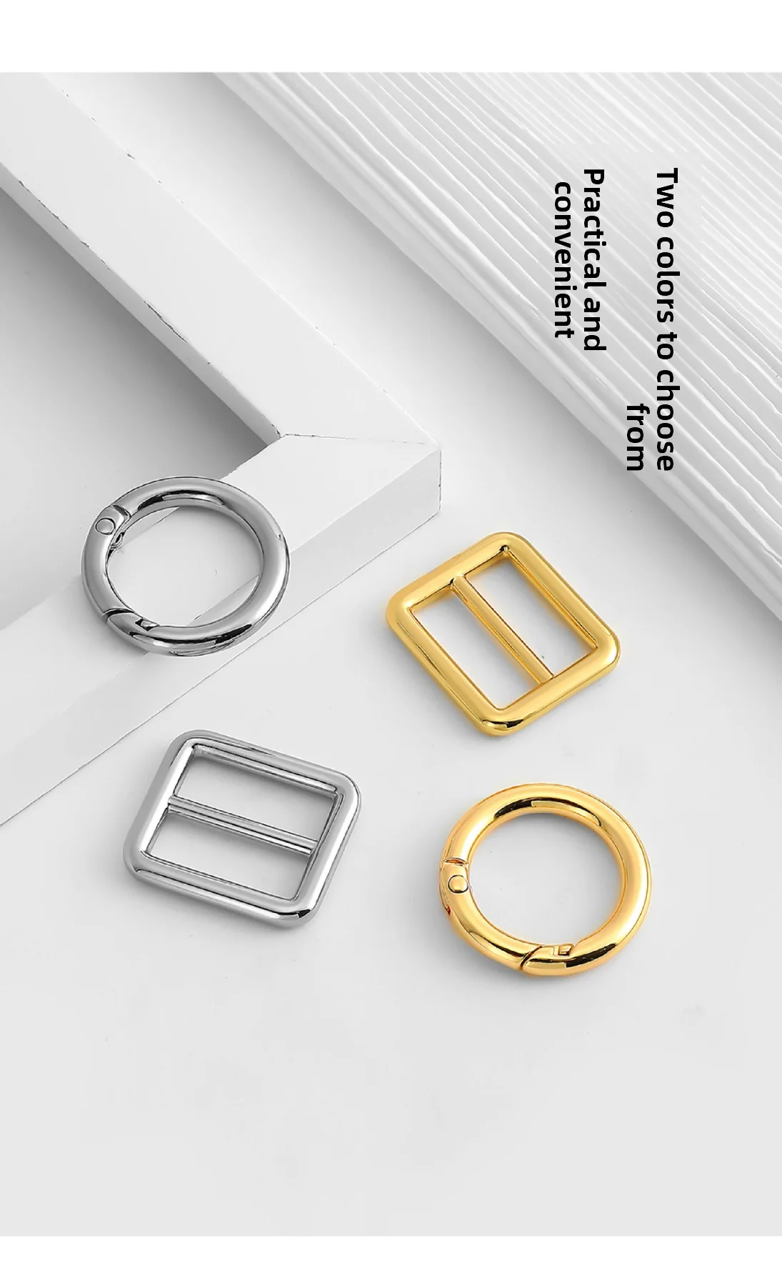 Adjustable Buckle For Evelyne Mini16 23 29 Shoulder Strap Shortener Buckle Easy To Install Bag Modification Bag Accessories