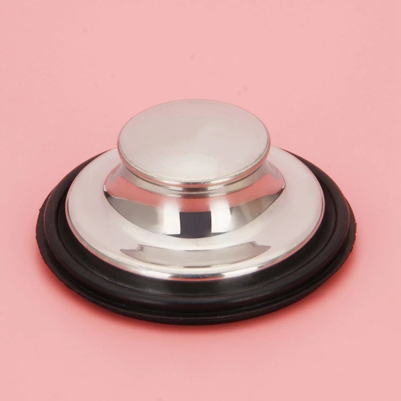 ABKO-3 3/8 Inch Kitchen Sink Stopper Stainless Steel Garbage Disposal Plug Kitchen Sink Plug Fits Standard Kitchen Drain Size