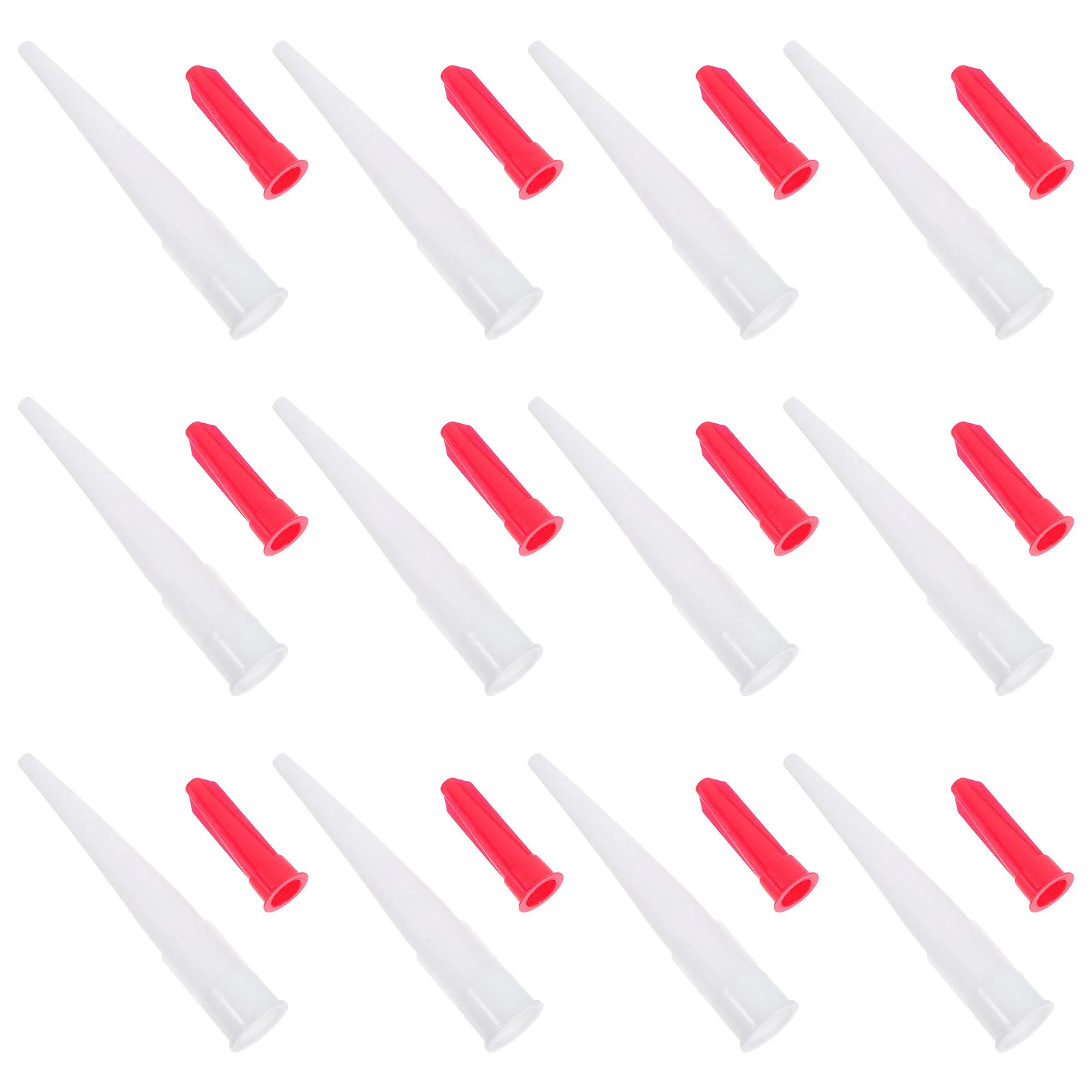 

12Set Caulking Nozzle Applicator Kit for Window Door Tile Glass Rubber Sealant Tool Gap Filling Durable