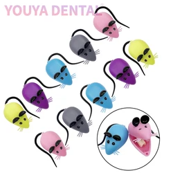 50Pcs Dental 3D Mouse Shape Teeth Storage Box Childreb's Tooth Souvenir Save Container Deciduous Tooth Organizer Mini Container