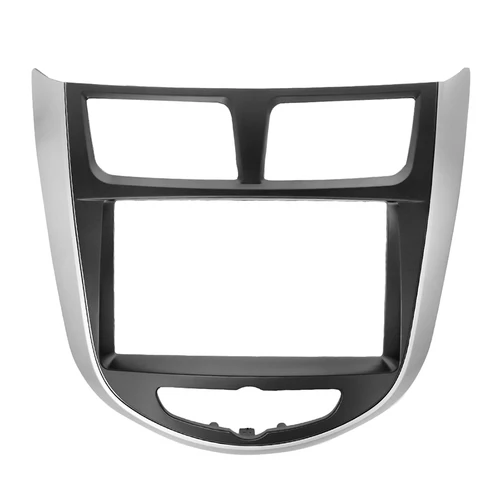 Imagen 1 del producto Panel adaptador de Radio para salpicadero de coche, marco de salpicadero de 7/6,5 pulgadas, 2 Din, Fascia, MP5, para Hyundai I-25 / Accent / Solaris / VERNA 2010 +