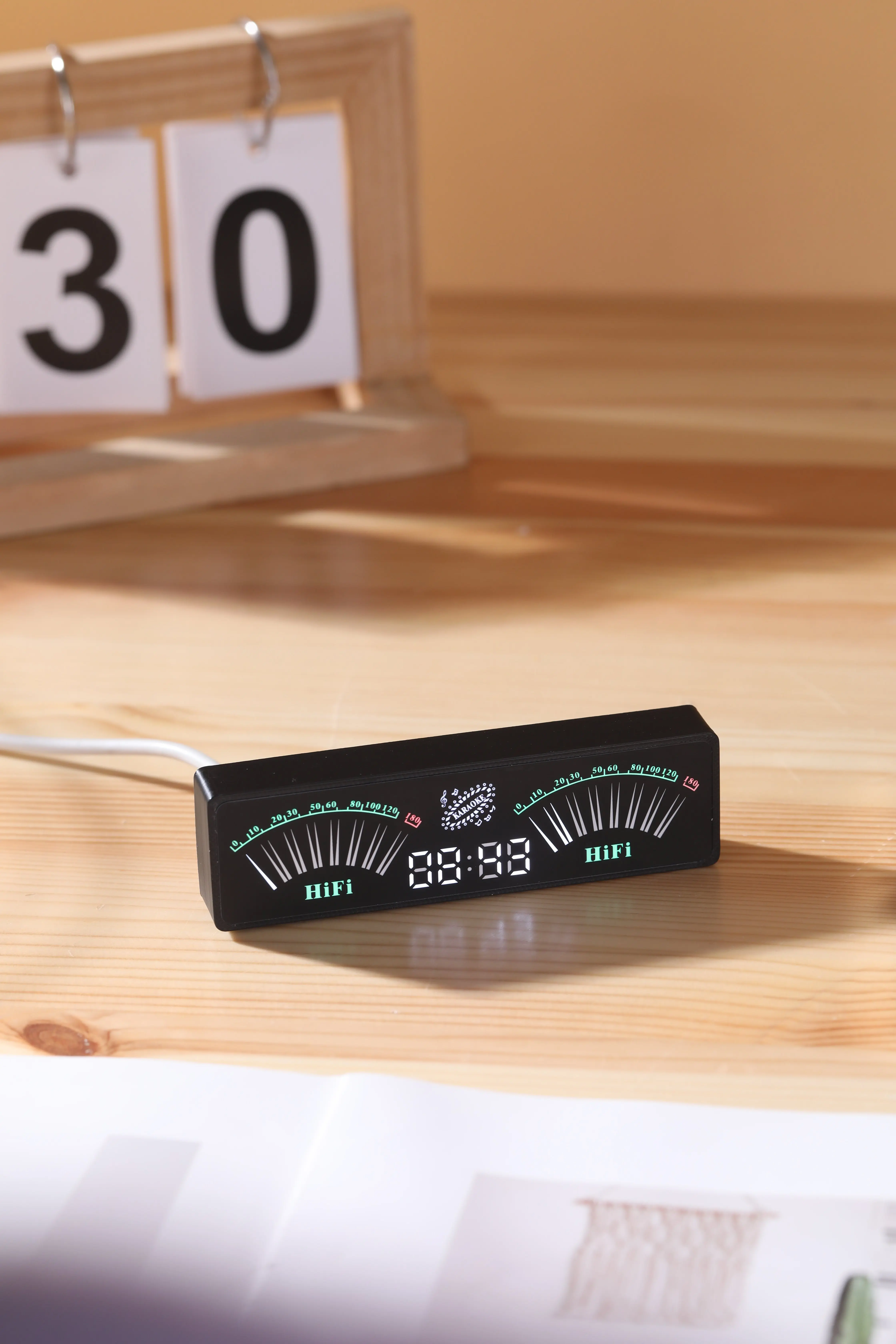 Desktop New Illuminated Ornament, Voice Controlled Music Rhythm, Car Atmosphere Decoration, Smart Gift