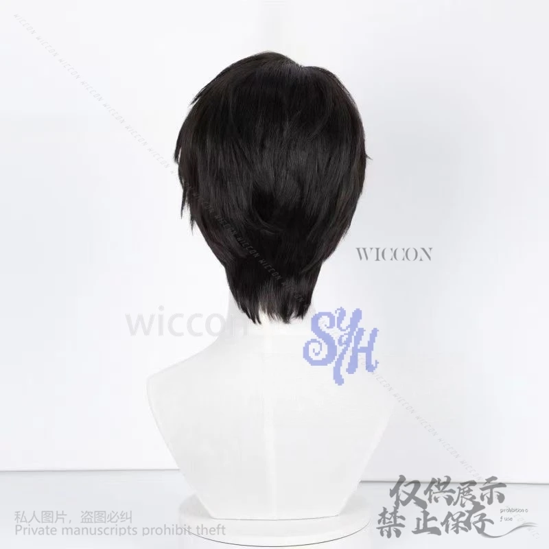 Jinu Cosplay Anime Demon Saja Boy Korea Idol Short Straight Hair For Handsome Boy Halloween Party Heat Resistant Customized