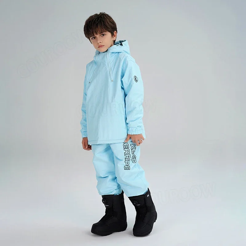 Children\'s Jumpsuit Boy or Girl Snow Suit Coverall Skiing Snowboarding Clothing Windproof Waterproof Winter Outdoor Sports Wear