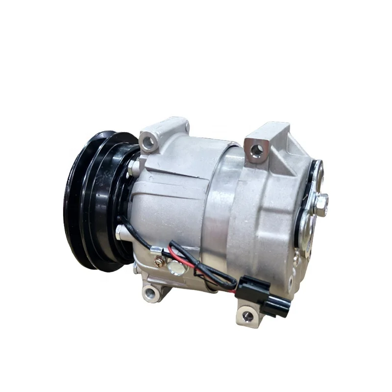 Shiyou 11Q6-90040 11Q690040 A/C Air Conditioner Compressor Replacement 24V 1PK Compatible for R220-9 Excavator Parts