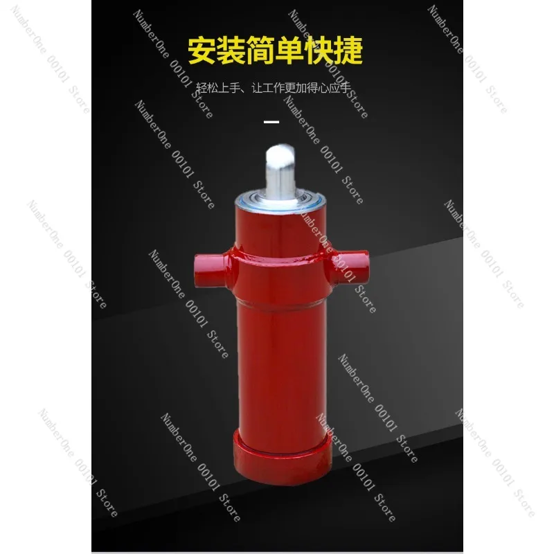 Multi-Stage Telescopic Hydraulic Cylinder for Dump Trucks, Heavy Duty Lift Cylinder for Agricultural Tipper Trailers