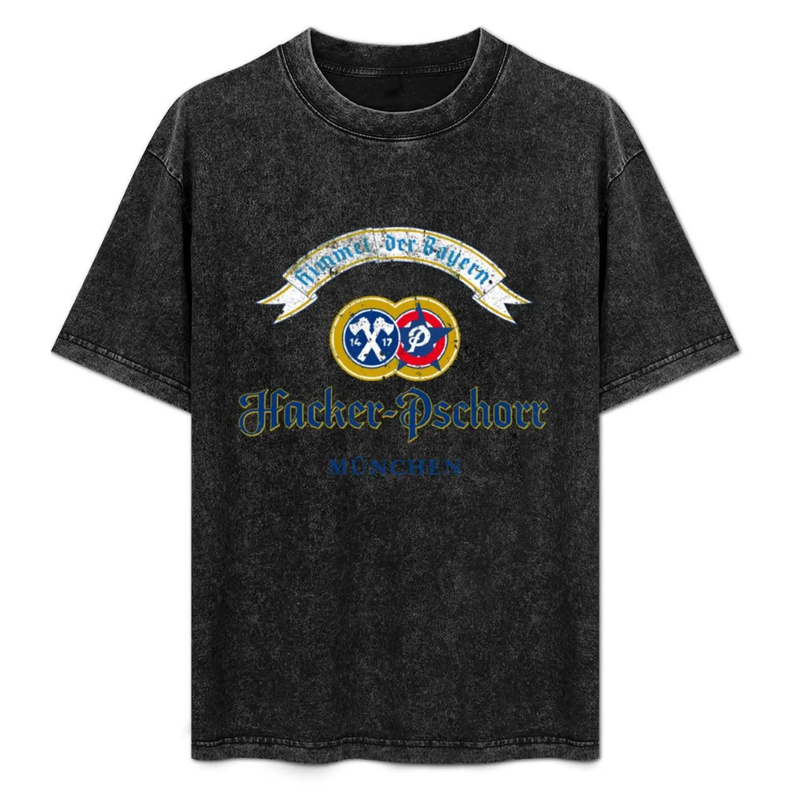 

Hacker Pschorr - World Beer - Distressed T-Shirt Moisture Wicking Quick Dry Tee