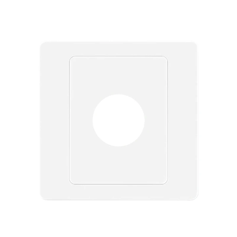  Contemporary Cover Plate with Cable Hider Elegant Faceplates  Outlet Panel Simple Installation for 86 Type Plugs 