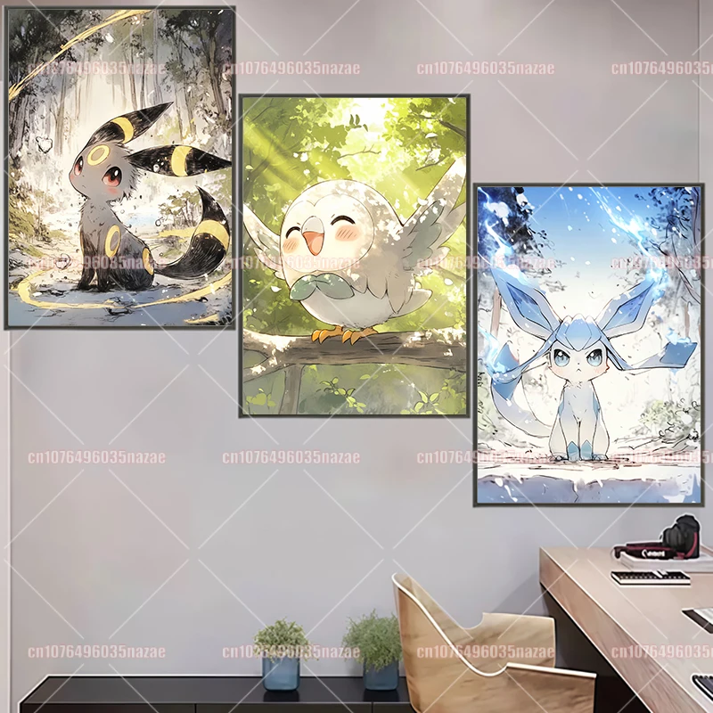 Pokemon Pikachu Charmander Bul - огляд і ціна Canvas Painting