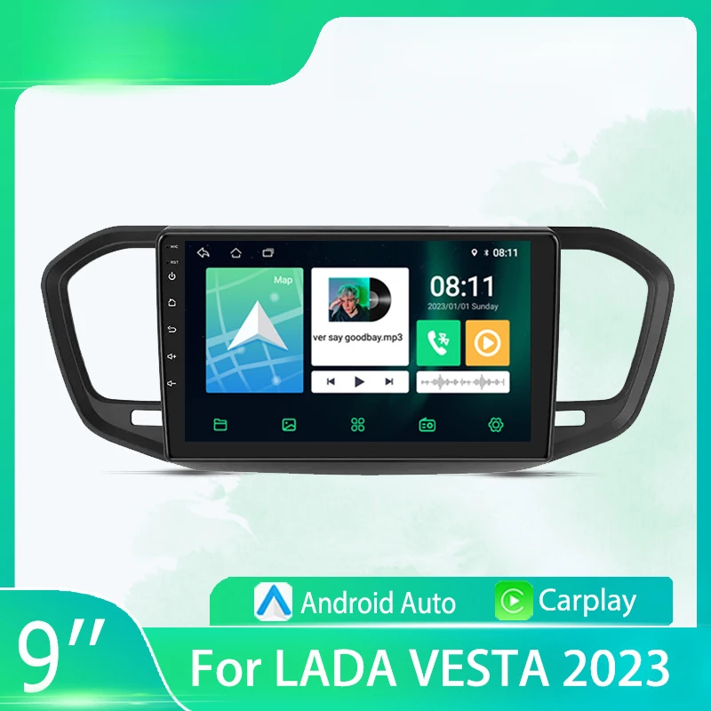 

FOr LADA VESTA 2023 Car Multimedia Player Android Car Player GPS WIFI Carplay 4G Car Radio Navigation Stereo Car Electronic