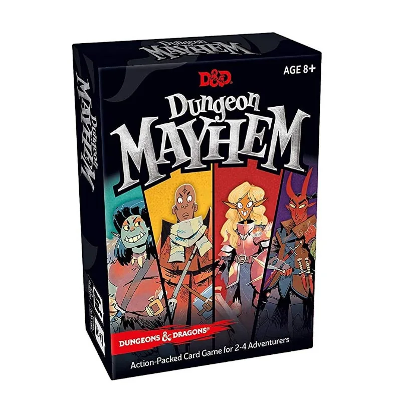 Board Game Card Dungeon Mayhem Chaos Dungeon Crazy Monster Strategy card Game in English friend party games board games