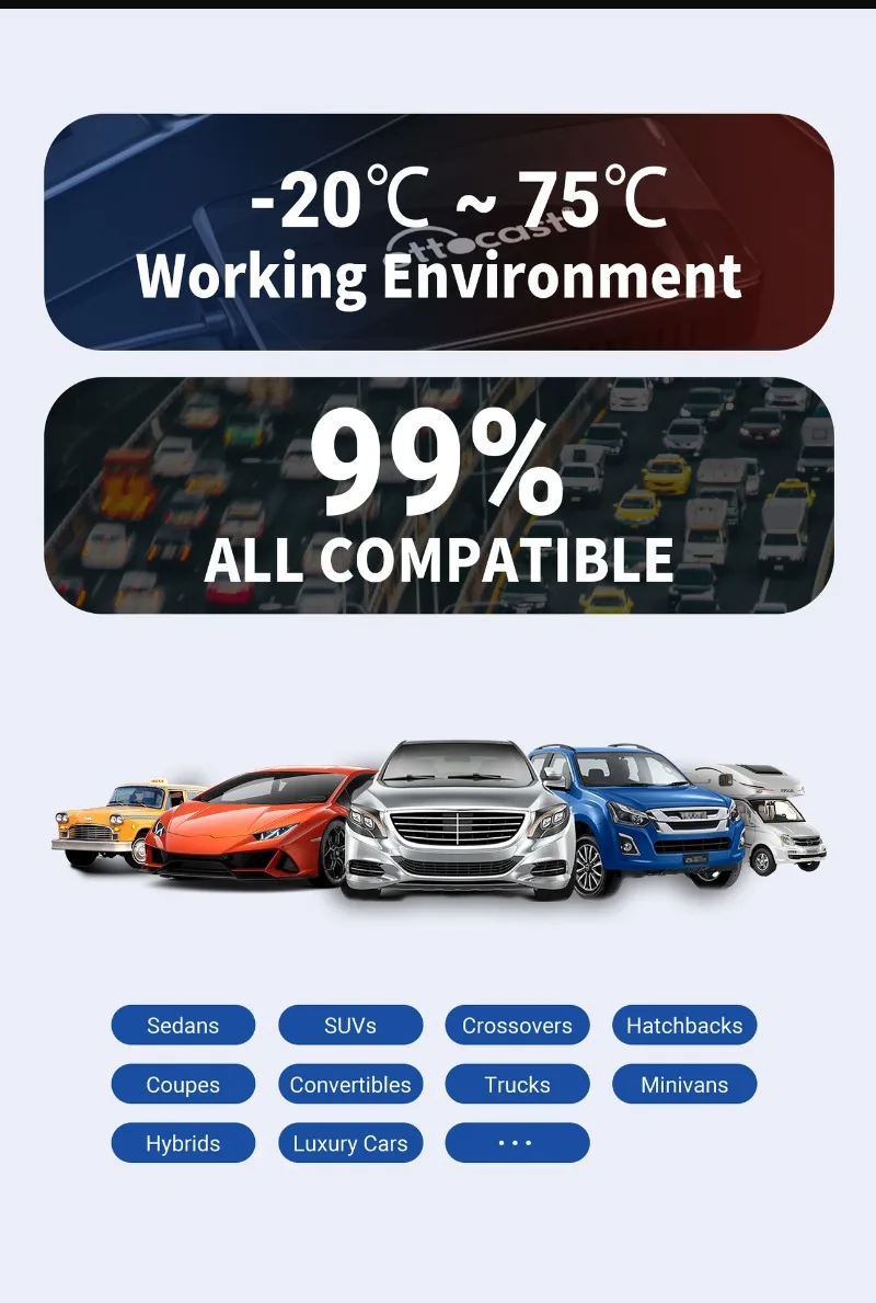 CA360 Three-channel Wired To Wireless CarPlay Box Airplay+Android Screen Mirroring Car AI Box USB 5V Universal Models