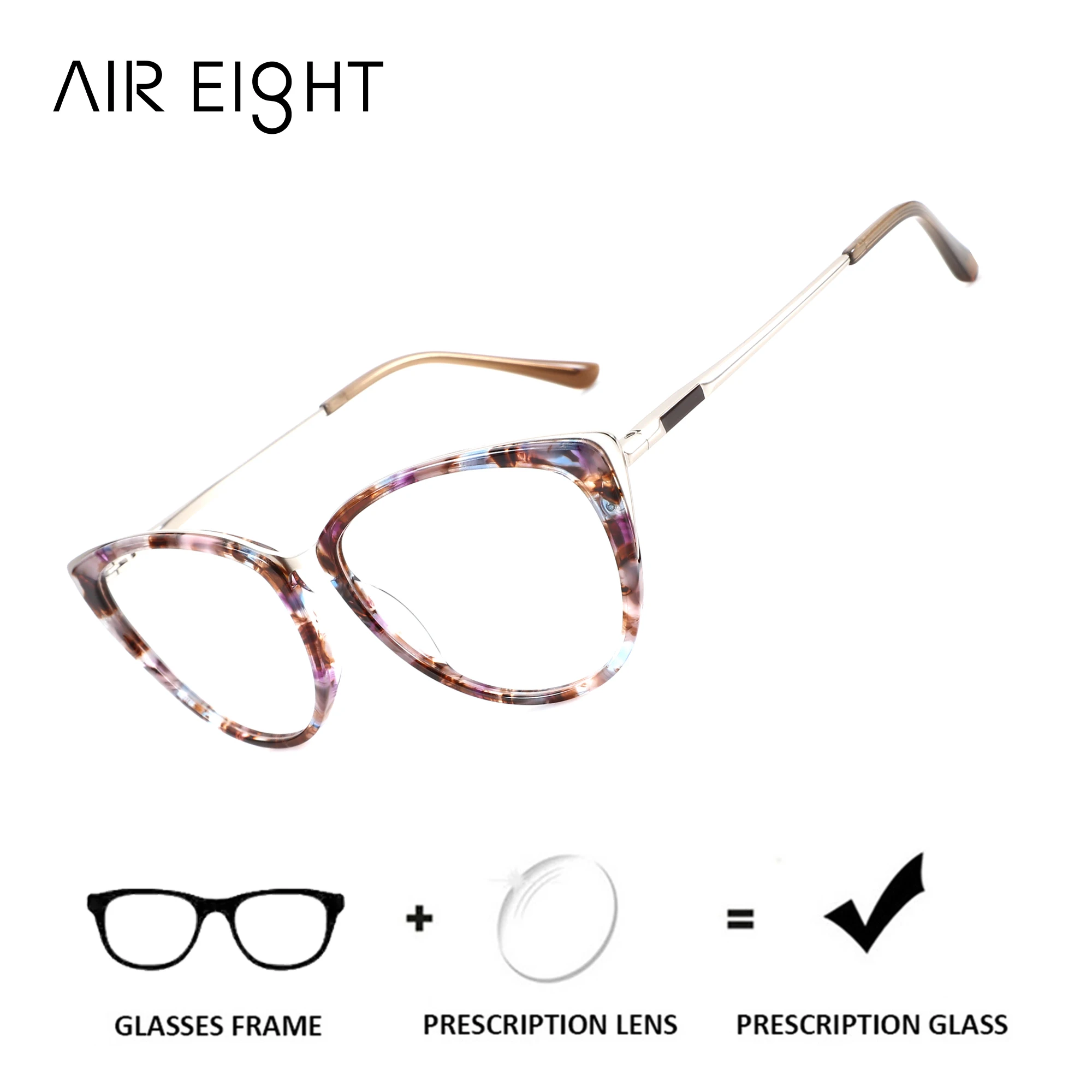 aireight-sサイズ-バタフライ型アセテート累進多焦点眼鏡-女性用-ブルーライトカット-近視用光学レンズ-カスタム処方対応