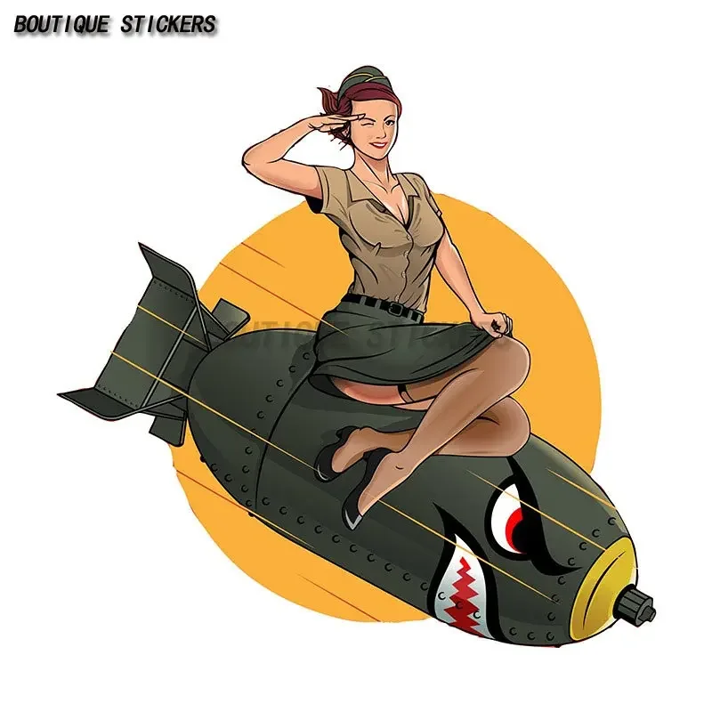 

Creative World War II Car Sticker Waterproof PVC Decal Car Motorcycle Decoration Accessories Luggage Laptop Sticker