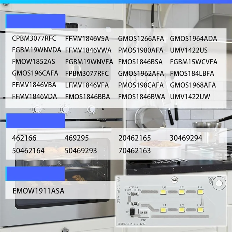 لوحة إضاءة LED للميكروويف FGGS-Microwave لميكروويف Frigidaire Electrolux 123462 -A0 4920115 AP 6809088 إلخ استبدال الميكروويف Pa #2