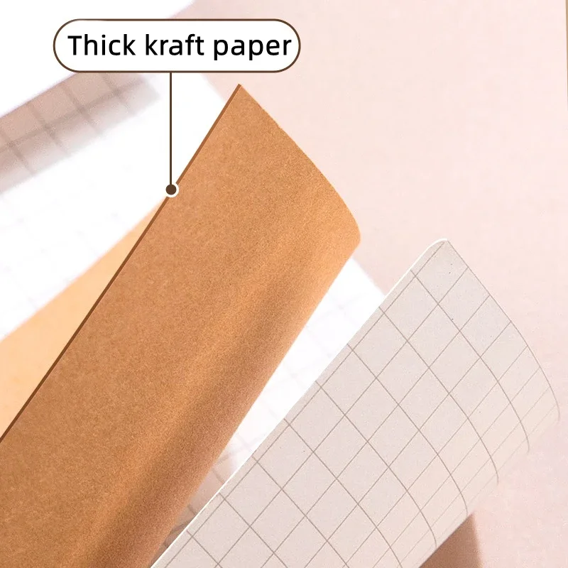 20/50/100pcs Blank Kraft Paper Card Thickened Retro Double Sided Word Card DIY Postcard Greeting Invitation Card Message Card