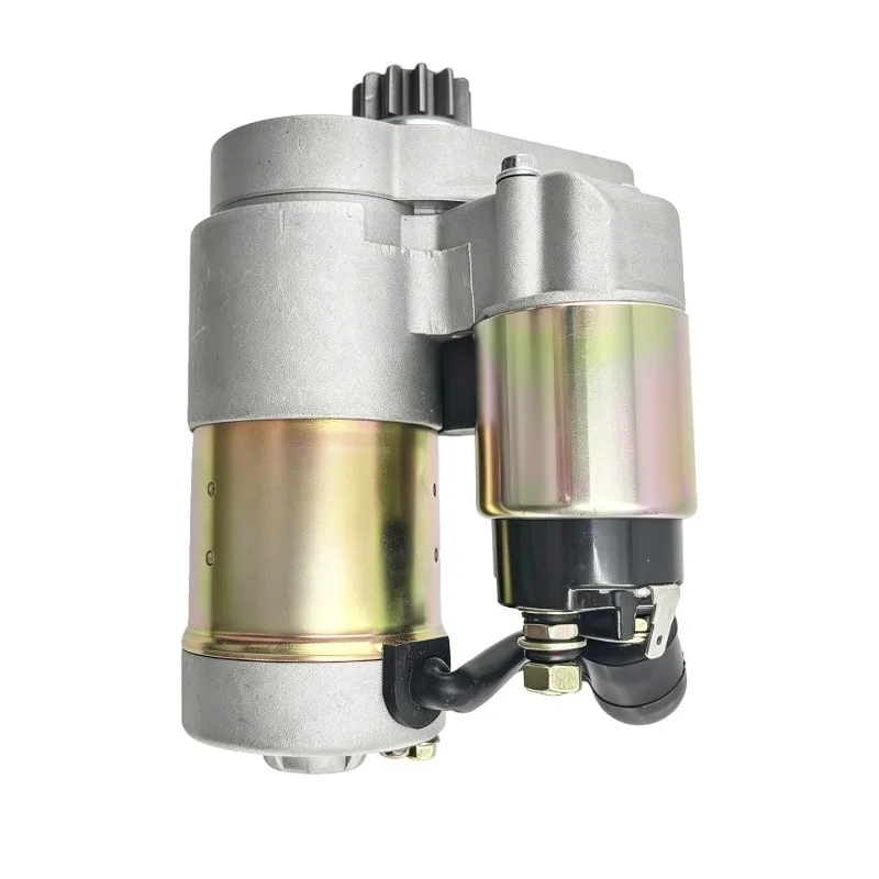 QDY1203 Starter Motor Replacement Part for 2V86 2V88 Two‑Cylinder Diesel Engine, Set 12V Starting Motor Repair Spare Accessory