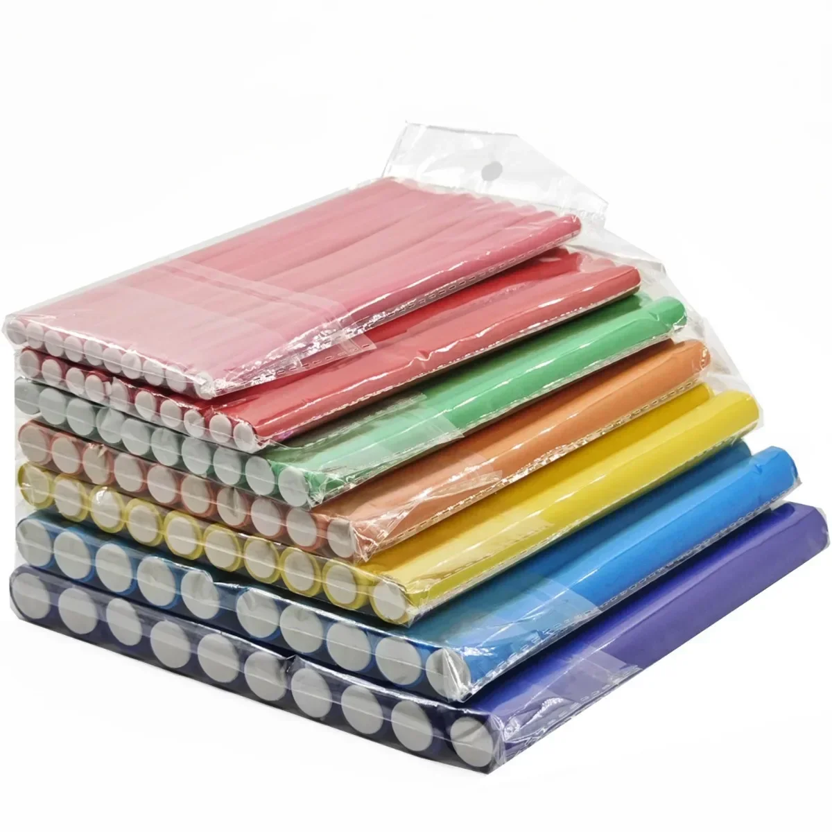 10pcs Hair Roller Flexible Hair Curling Rod Hair Curler Makers Soft Foam Bendy Twist Curls Flexi Rollers   No Heat