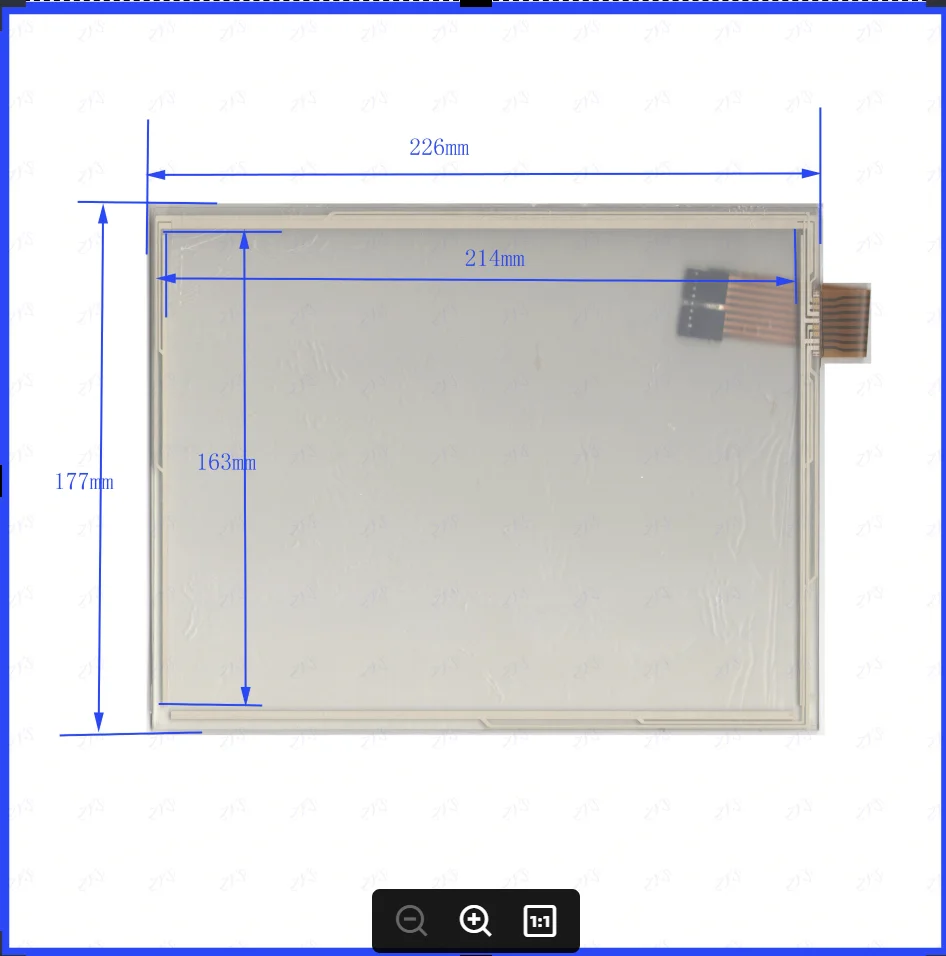 

ZhiYuSun Новый 226*177 мм 8 линий сенсорный экран сенсорная панель замена стекла 227*178