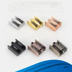 Shower room accessories bathroom sliding door track pulley electroplating anti-collision block positioning block limiter(SQH102)