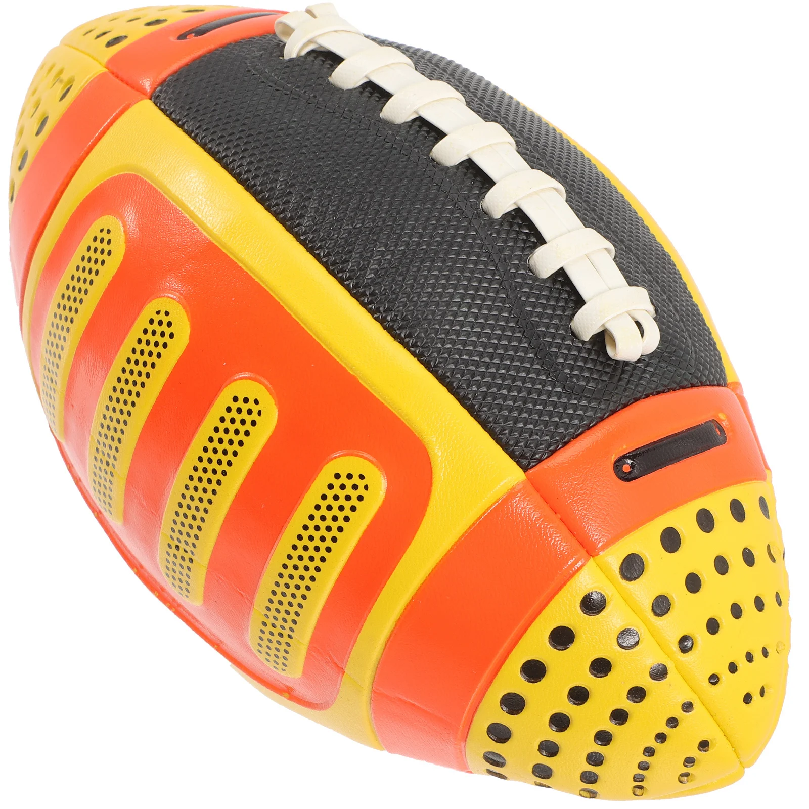 1pc Ball Elastic Pu Training Ball For Hand-Eye Coordination Rugby Outdoor School Sports Rugby