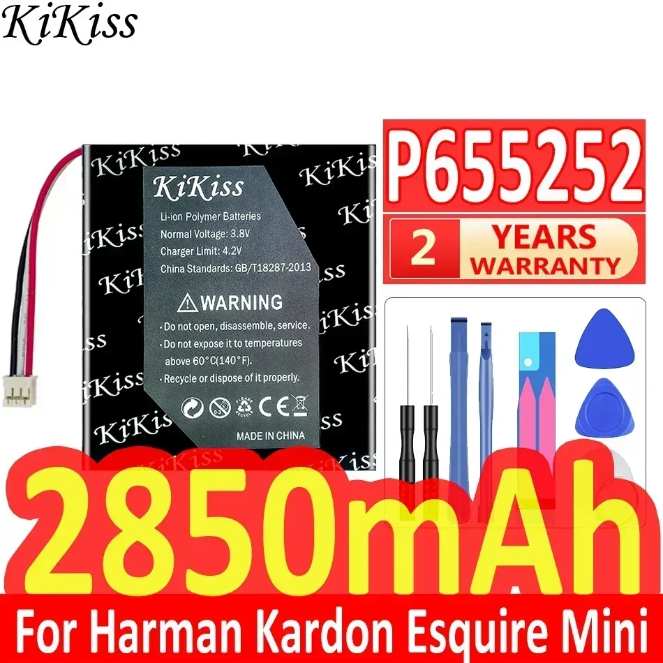 KiKiss Battery 2850mAh P655252 for Harman/Kardon Esquire Mini Speaker Loudspeaker