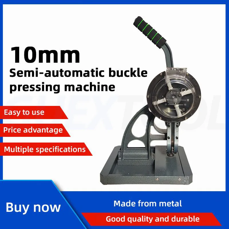 Small Button Punching Machine Pore Size 10mm  Semi-Automatic Buckle Press Machine  Advertising Inkjet Cloth Flag Banner