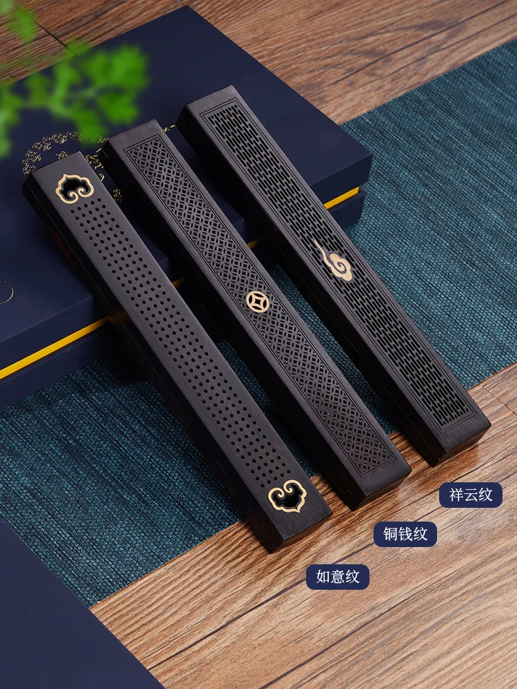 

Incense Burner Home Indoor Blackwood Ebony Incense Box Joss-Stick Incense Agarwood Soothing Sandalwood Burner New Chinese Style