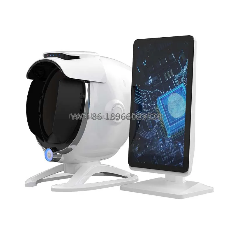 Portable Beauty Analysis Digital Mirror With Beauty Moisture Tester & Nano Facial Mister Mini Equipment For Salon
