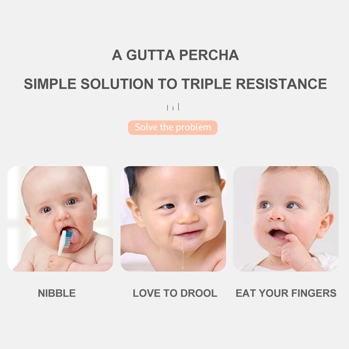 

1pc Strap Teeth Ring Teething Teething Holder Pacifier Chain Holder Infant Pacifier Strap Anti-Loss Chain For
