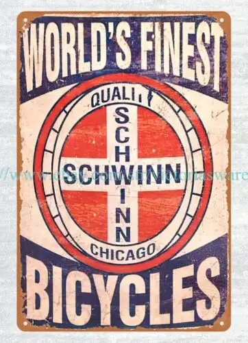 bike bicycle world's finest metal tin sign metal arch wall art