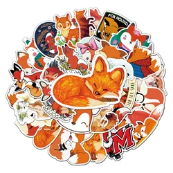 10/30/50PCS Sly Fox Cute Personality DIY Creative Graffiti Sticker Water Cup Suitcase Computer Skateboard   Waterproof Wholesale