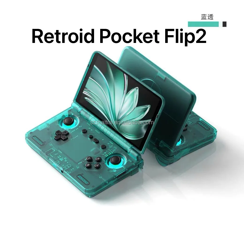 S Classic Retroid Pocket Flip2 Console Games 5.5'' Handheld Flip Game Consoles Foldable Game Players 5000mah RPF2 Android Gamer