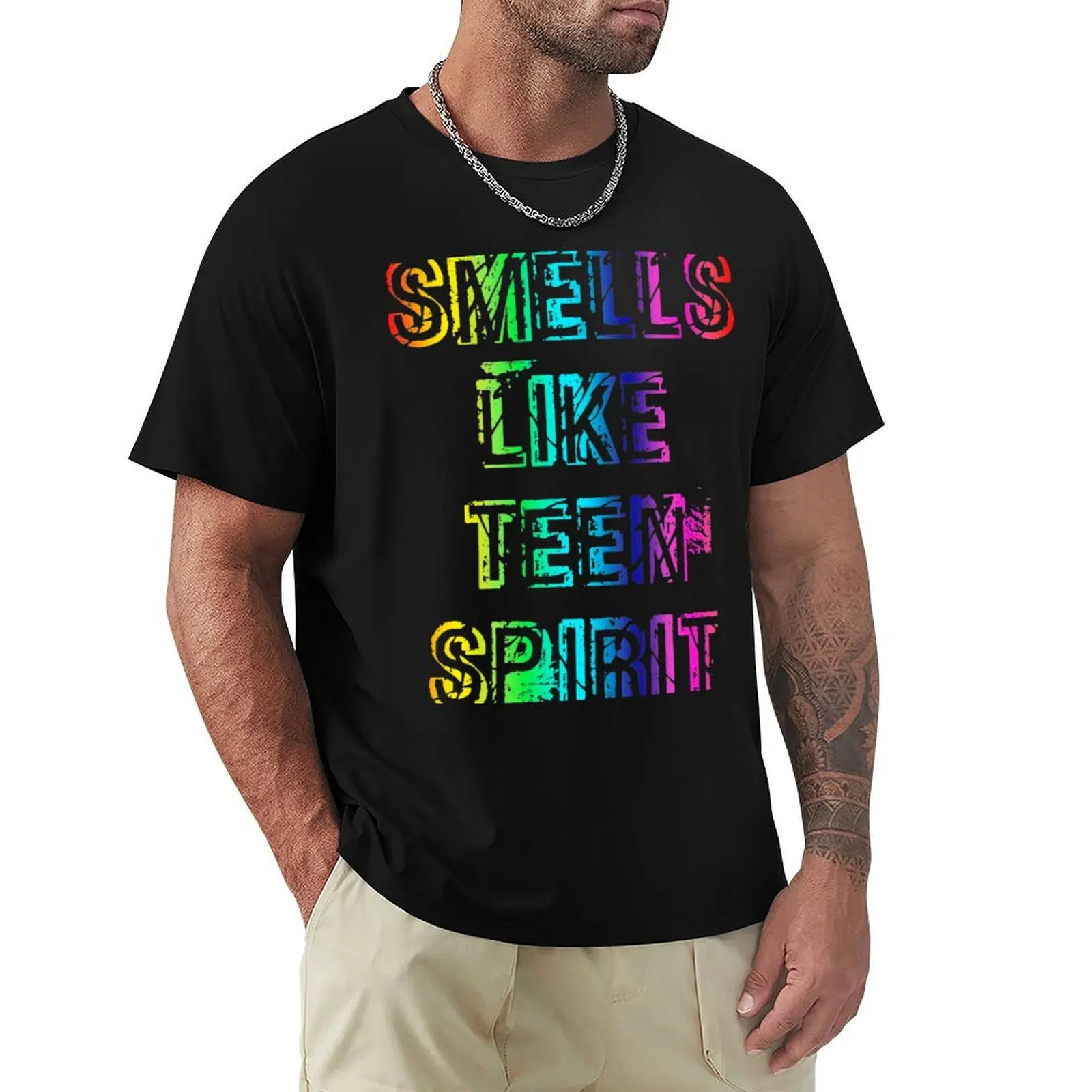 Smells like teen spirit T-Shirt Work Basic Short Sleeve Top