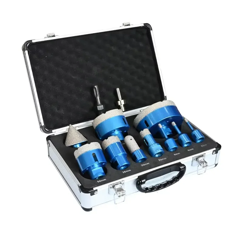Csd 12pc Aluminum M14 Brazed Core Bit Masonry Glass Granite Tile Marble Drilling Hole Opener Drill Bit Model 052-2