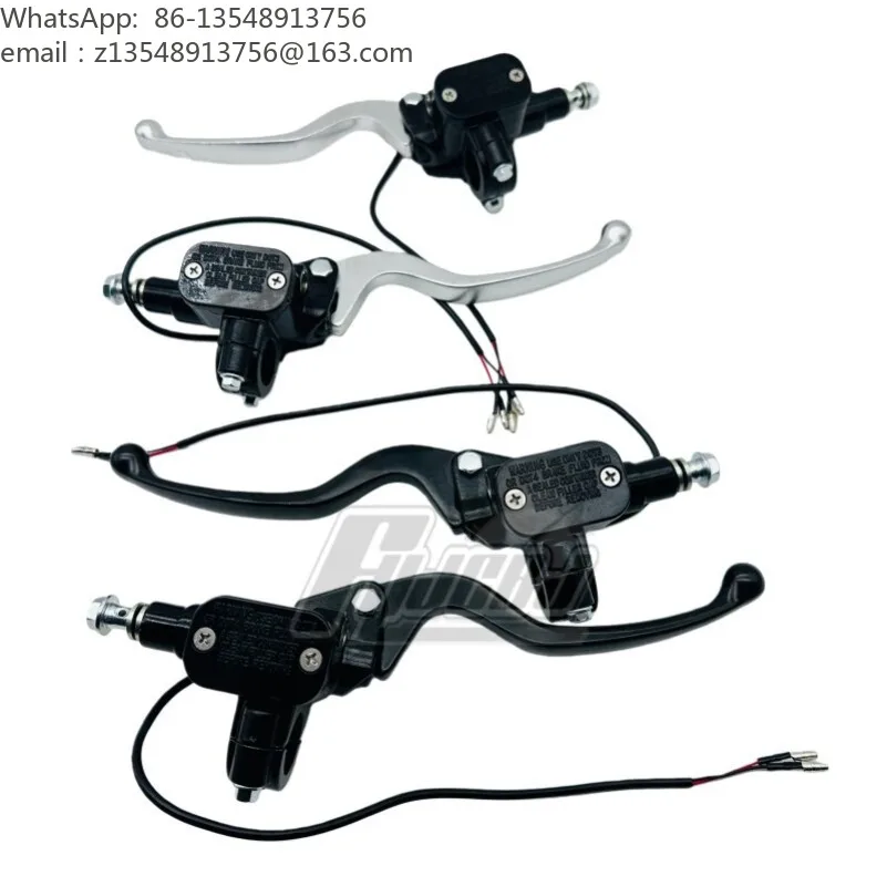 Motorcycle Hydraulic Disc Brake Master Cylinder with Brake Lever for Sixties-G150 Sixties300 Front Rear Brake Pump Assembly