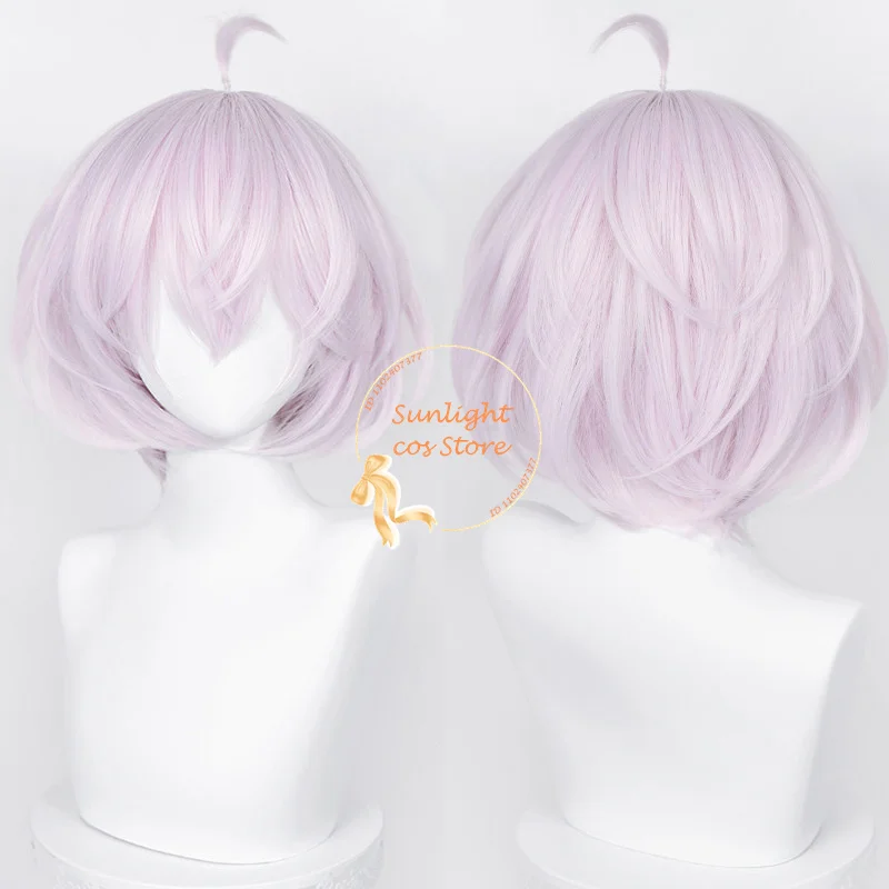

Anime Senju Kawaragi Cosplay Wig 30cm Light Pink Senju Kawaragi Akashi Wigs Heat Resistant Synthetic Hair Halloween + Wig Cap