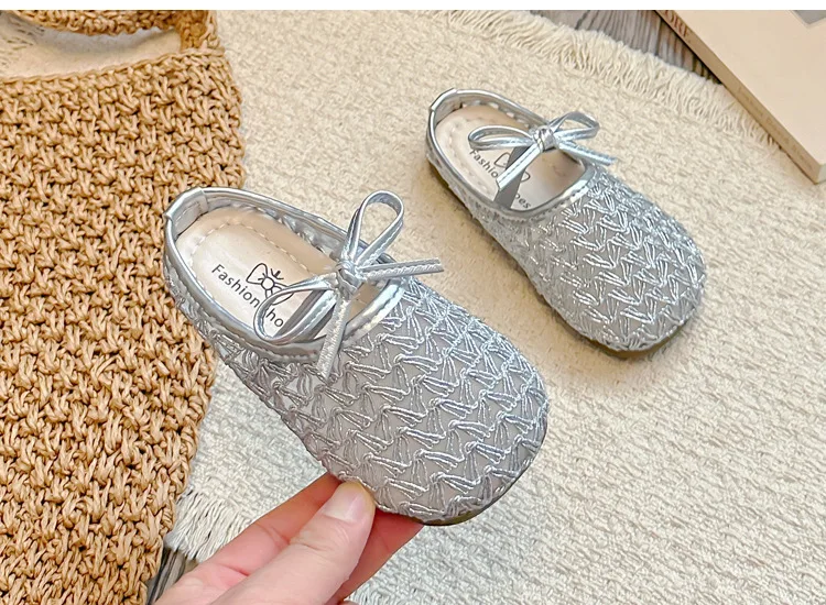 Mädchen Prinzessinnen-Slipper Atmungsaktive Mesh-Kindersandalen Weiche Sohle 2026 Sommer Neue Kinder-Freizeitpantoffeln Rutschfest – Detail 7