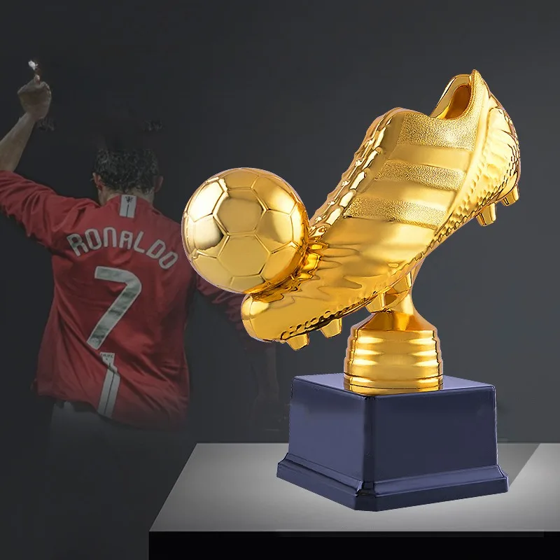 

Golden Shoe Award Plastic Trophy, Football Trophy Plastic Craft Gift, Souvenir Zinc Alloy Trophy Medal