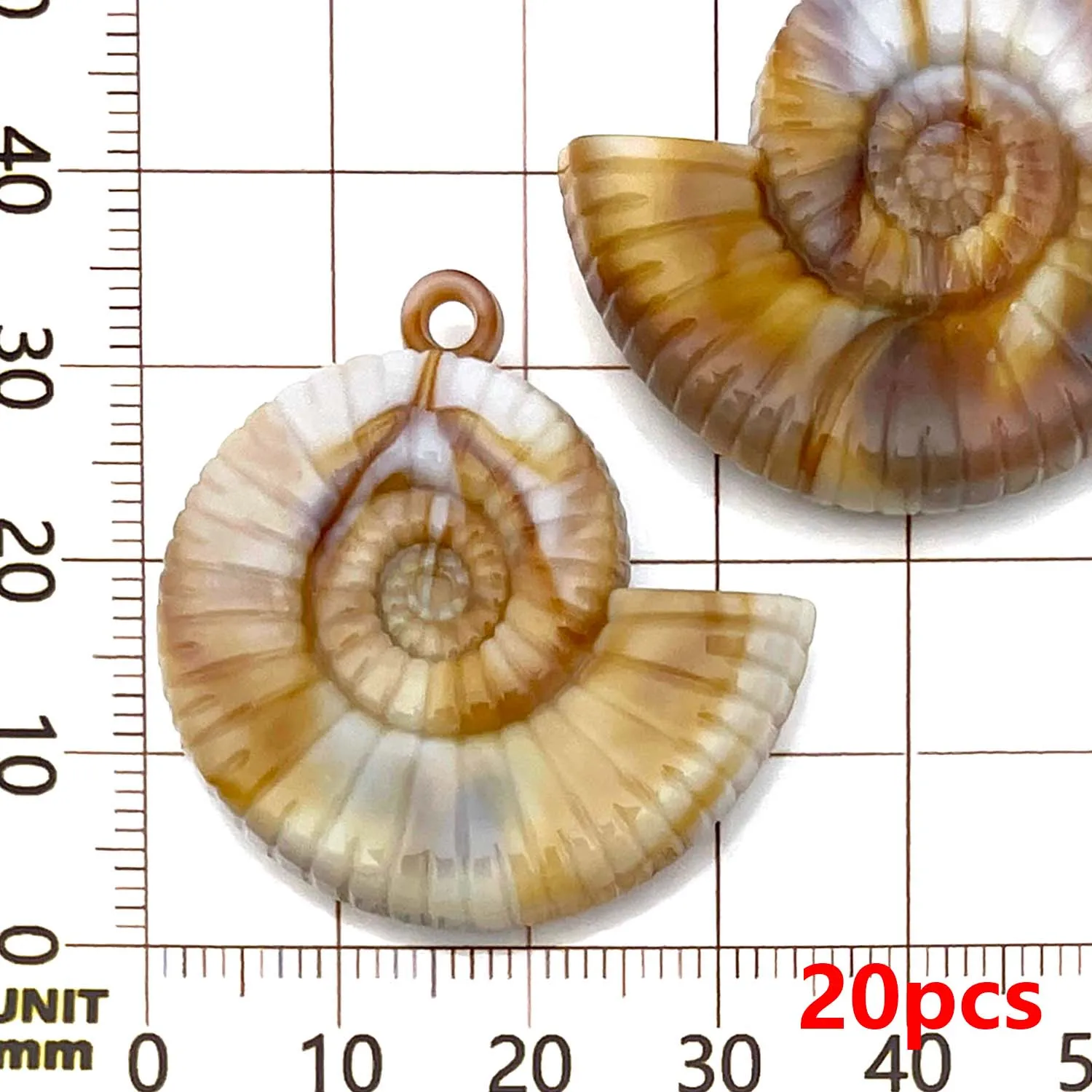 20/24pcs Acrylic Shell & Starfish Charms for DIY