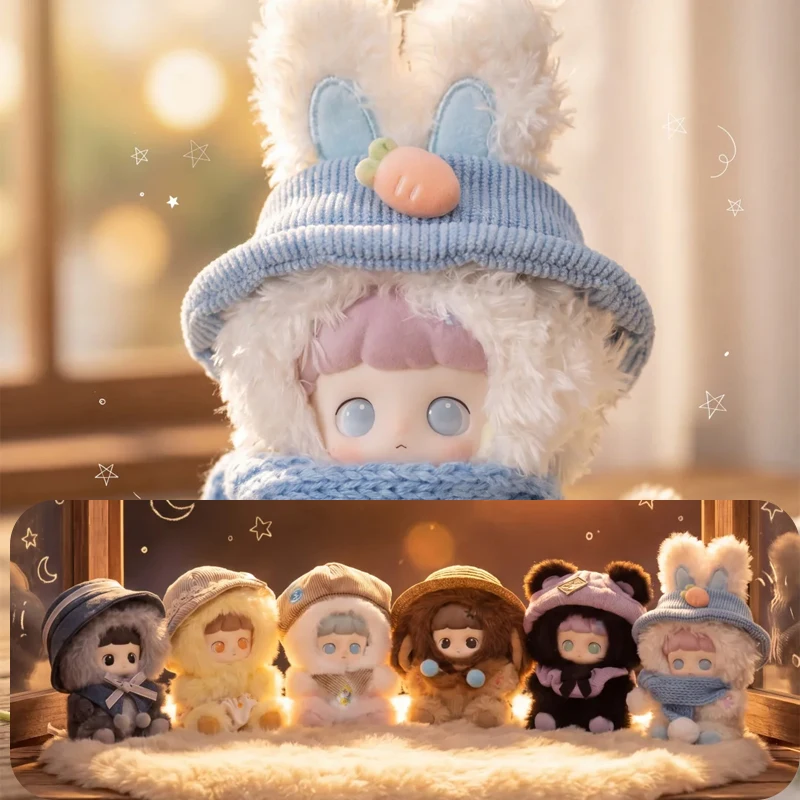 

MaiDongDong Warm Wood Children's Whispers Series Blind Box Vinyl Plush Mystery Box Bag Pendant Keychain Anime Figure Doll Gifts