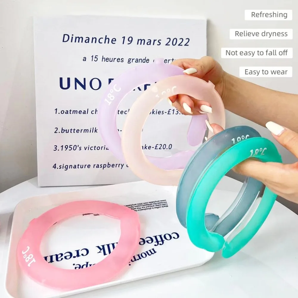 Collar Tube Neck Cooler Reusable Gel Liquid Neck Cooling Ring Ice Maker Ice Pack Cooling Neck Wraps Fitness