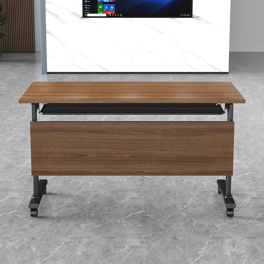 Table de conférence personnalisable z, table de formation pliante, bureau de formation mobile