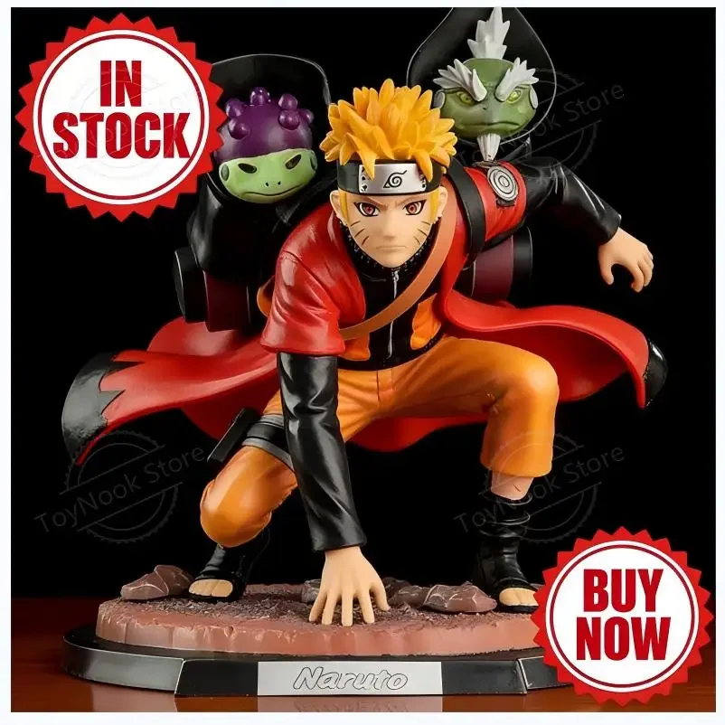 

NEW IN STOCK Naruto Anime Figure Uzumaki Naruto Peripheral PVC Glow Statue Desktop Decoration Ornaments Birthday Gifts Toys
