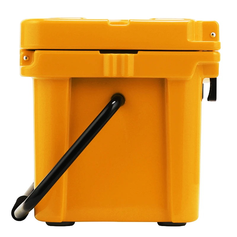 15L PE Thermal Insulated Cooler Box-Portable Modern Design Custom Logo 5 Days Ice Retention Wine Absorption Refrigeration Food