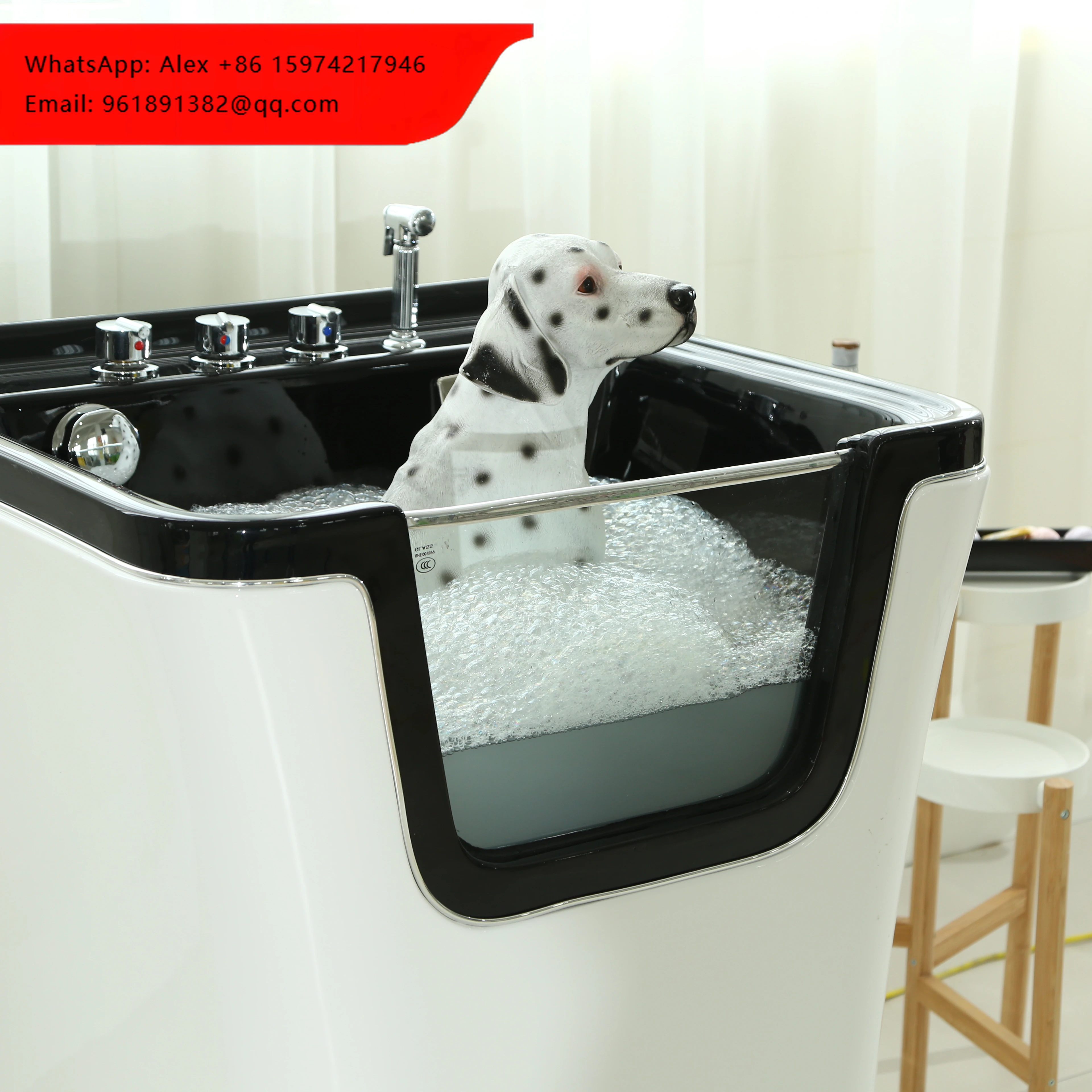 

Modern 2-Person Acrylic Indoor Spa Hot Tub Cover Portable Rectangular Massage Bathtub For Adults & Pets Chinese Design