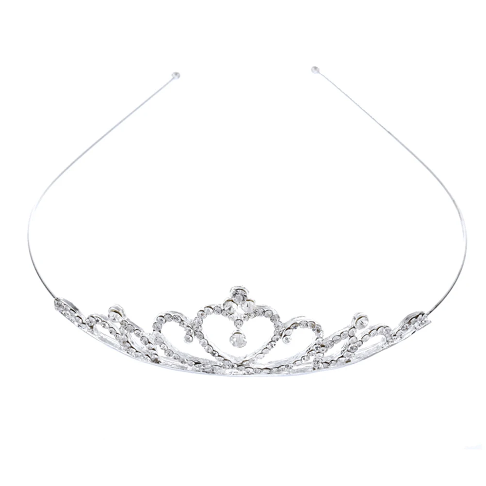 

Elegant Rhinestone Bridal Tiara Women Wedding Headpiece Lightweight Durable Glamorous Design Engagement Parties Jewelries