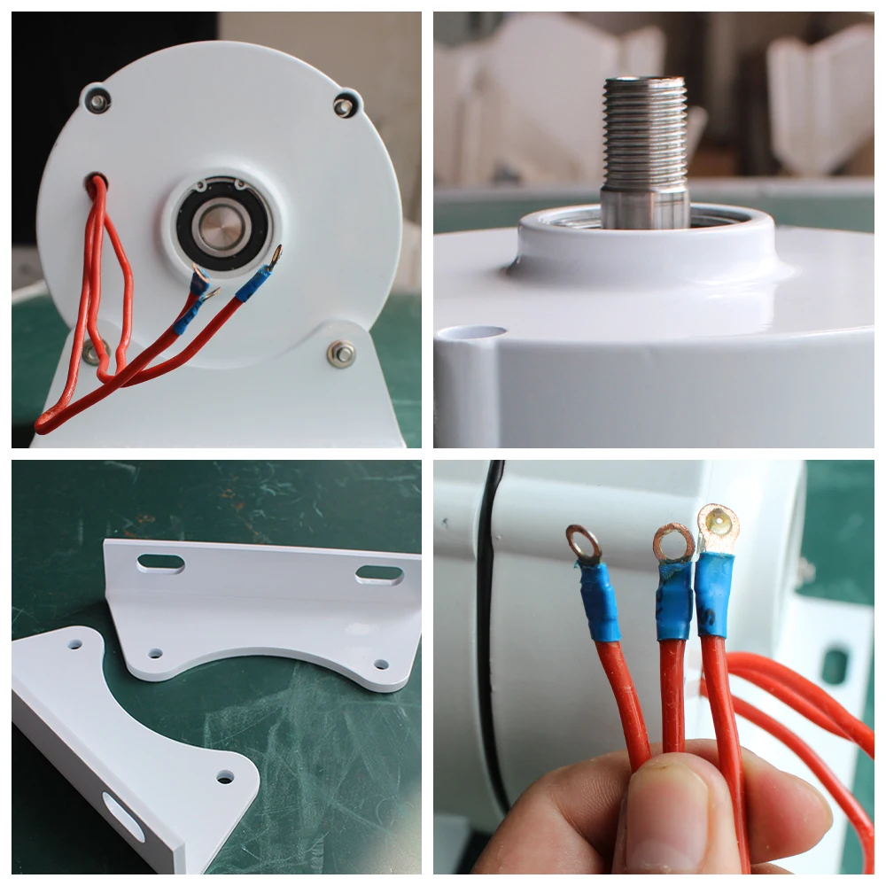 DIDITO 300 واط منخفضة السرعة بدون تروس مولد مغناطيسي دائم المولد 12 فولت/24 فولت/48 فولت خيارات جهد الإخراج مولد الطاقة المتجددة #6